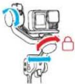 GOPRO Fluid Pro AI - BEWEGINGSMODI VAN DE CARDANISCHE STABILISATIE - 2