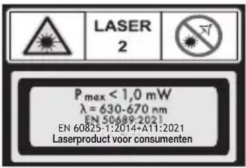PARKSIDE PLDM A1 - VOORZICHTIG! Risico door laserstraling! Dit is - 1