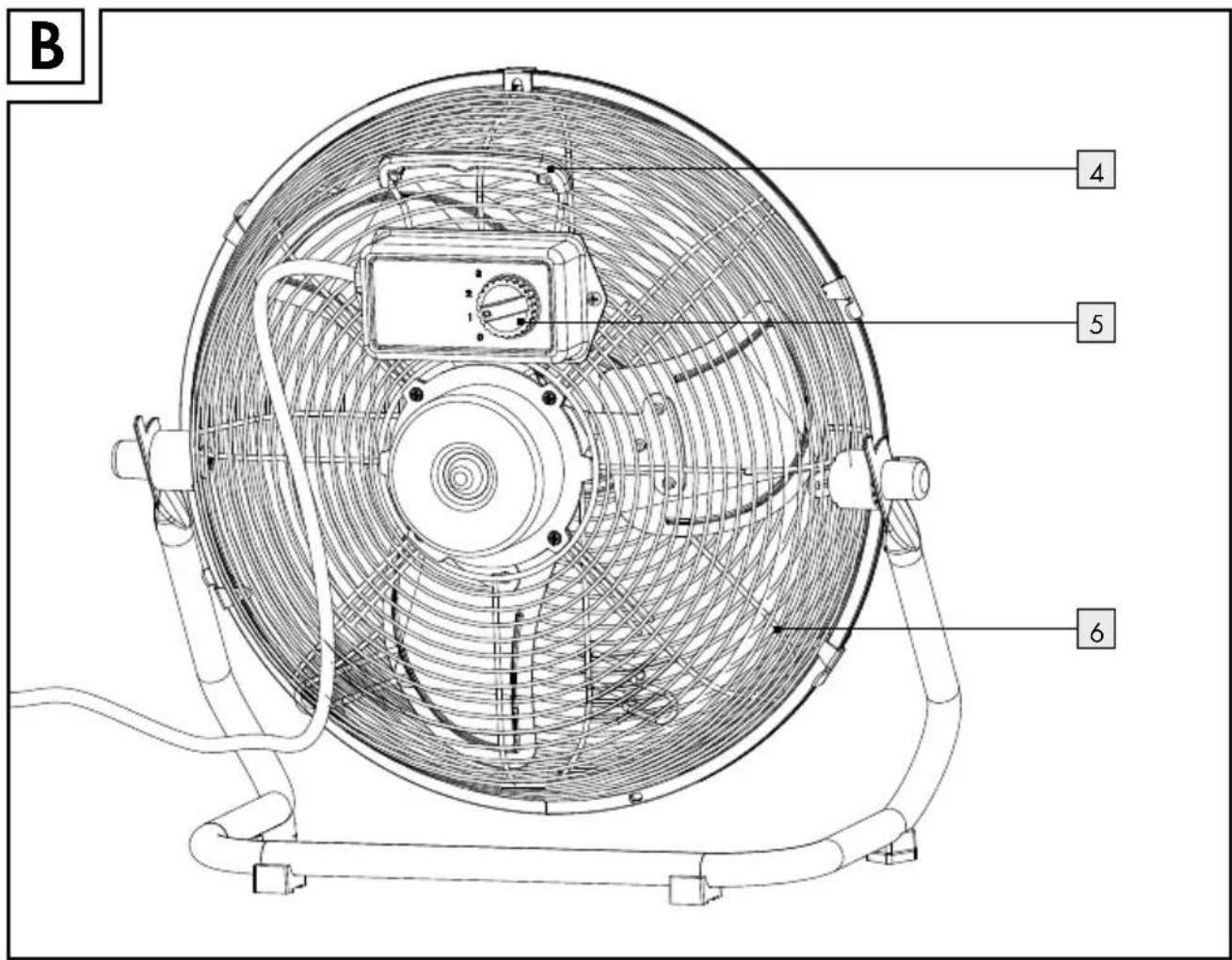 TRONIC THV 30 A1 - FLOOR FAN - 2