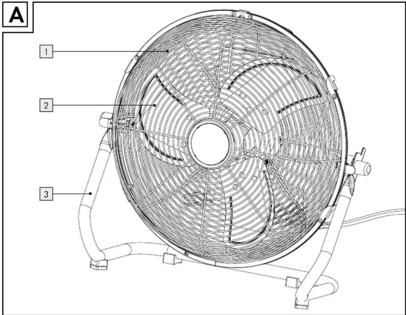 TRONIC THV 30 A1 - FLOOR FAN - 1
