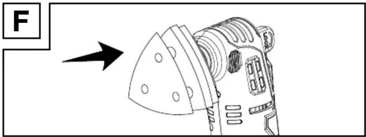 PARKSIDE PMFW 250 A1 - Sandpapierschleifen: - 1