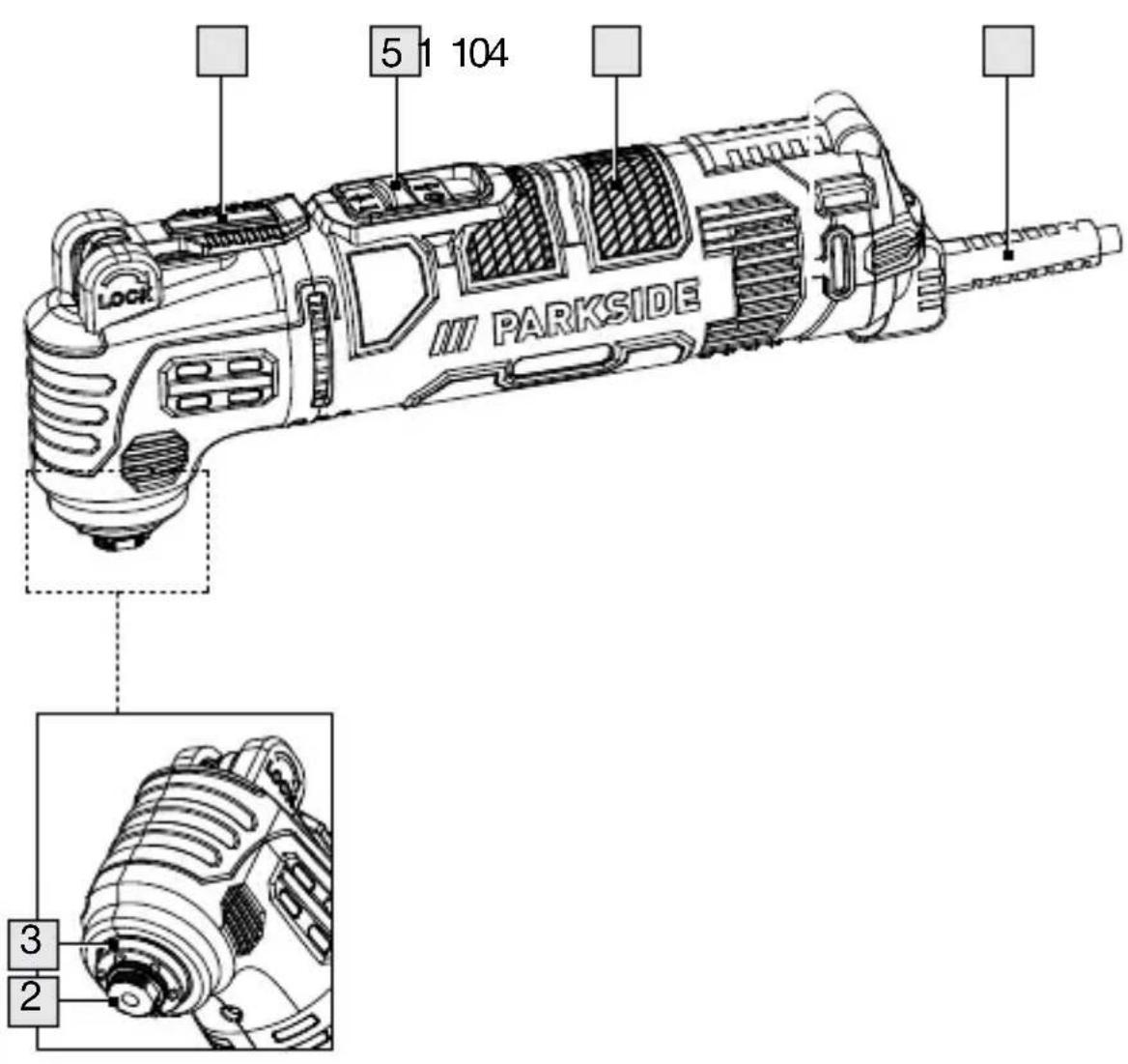 PARKSIDE PMFW 250 A1 - MULTI-PURPOSE TOOL - 1