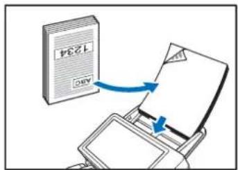 CANON imageFORMULA ScanFront 400 CAC/PIV - □Placement d'un document - 3