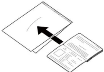 CANON imageFORMULA ScanFront 400 CAC/PIV - □Placement de la feuille de support pour les passeports - 1