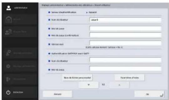 CANON imageFORMULA ScanFront 400 CAC/PIV - □Modification d'utilisateurs - 2