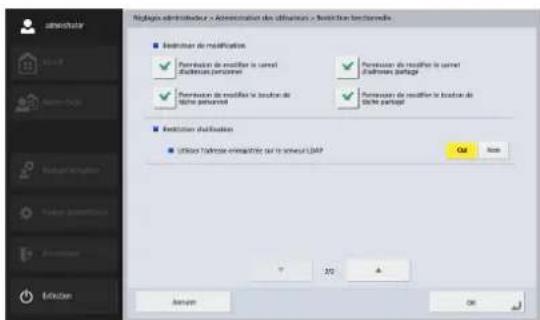 CANON imageFORMULA ScanFront 400 CAC/PIV - Chapitre 5 Réglages administrateur - 2
