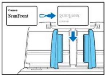 CANON imageFORMULA ScanFront 400 CAC/PIV - □Placement d'une carte - 2