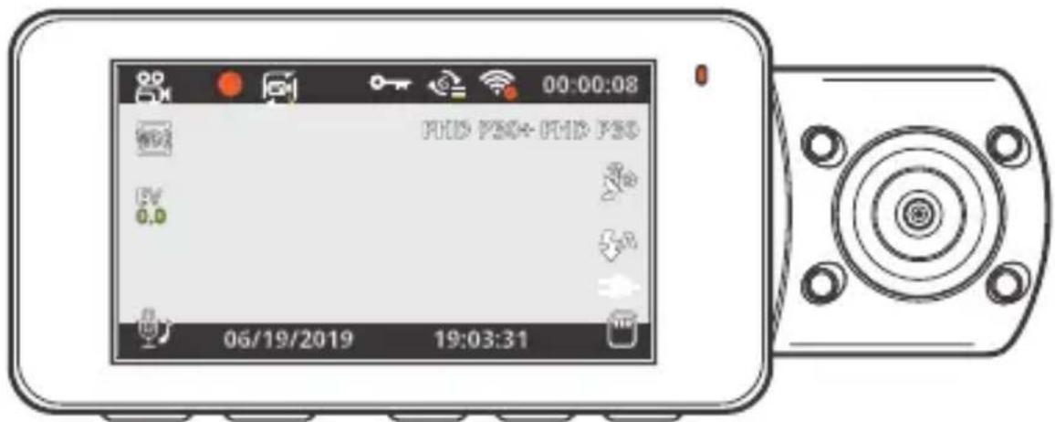 Rexing V3C - Enregistrement vidéo - 1