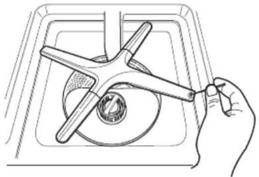 LG QuadWash DF243FVS - Netejar l'aspa de polvorització inferior - 1