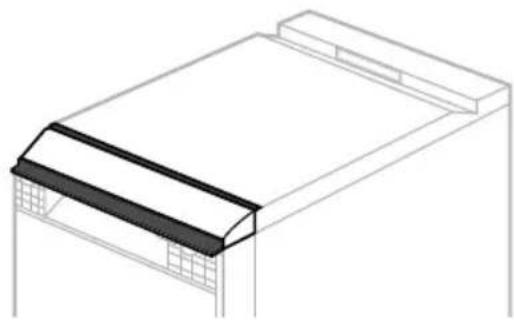 LG QuadWash DF243FVS - Col·locar la tira a la base de l'aparell - 4