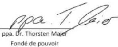 ppa. T. Gio ppa. Dr. Thorsten Maier Fondé de pouvoir