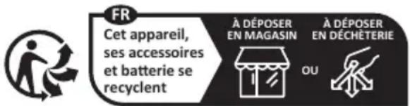 PARKSIDE PKPA 20-Li A1 - Directive 2012/19/UE sur les déchets d'équipements électriques et électroniques : - 1