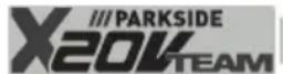 PARKSIDE PHLGA 20-Li D3 - Pictogrammes et symboles Pictogrammes sur l'appareil - 1