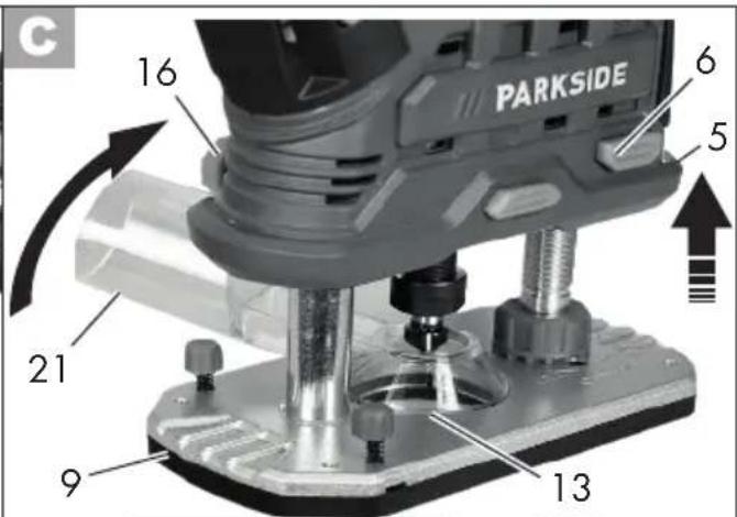 PARKSIDE POFA 12 B3 - Explosionszeichnung • Exploded Drawing Vue éclatée • Explosietekening Výkres sestavení • Výkres náhradných dielov Rysunki eksplozyjne • Eksplosionstegning Plano de explosión • Vista esplosa Robbantott ábra • Eksplozijska risba Eksplozivni crtež • Schemă de explozie Технически чертеж • Епі мёрους σχεδιαγράμματα - 3