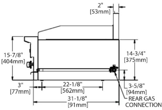 GARLAND G18-BRL - DIMENSIONS AND SPECIFICATIONS – BROILERS continued - 3