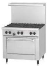 Sunfire X60-6G24RR - ESTUFAS DE GAS PARA RESTAURANTES SUNFIRE SERIE X - 6