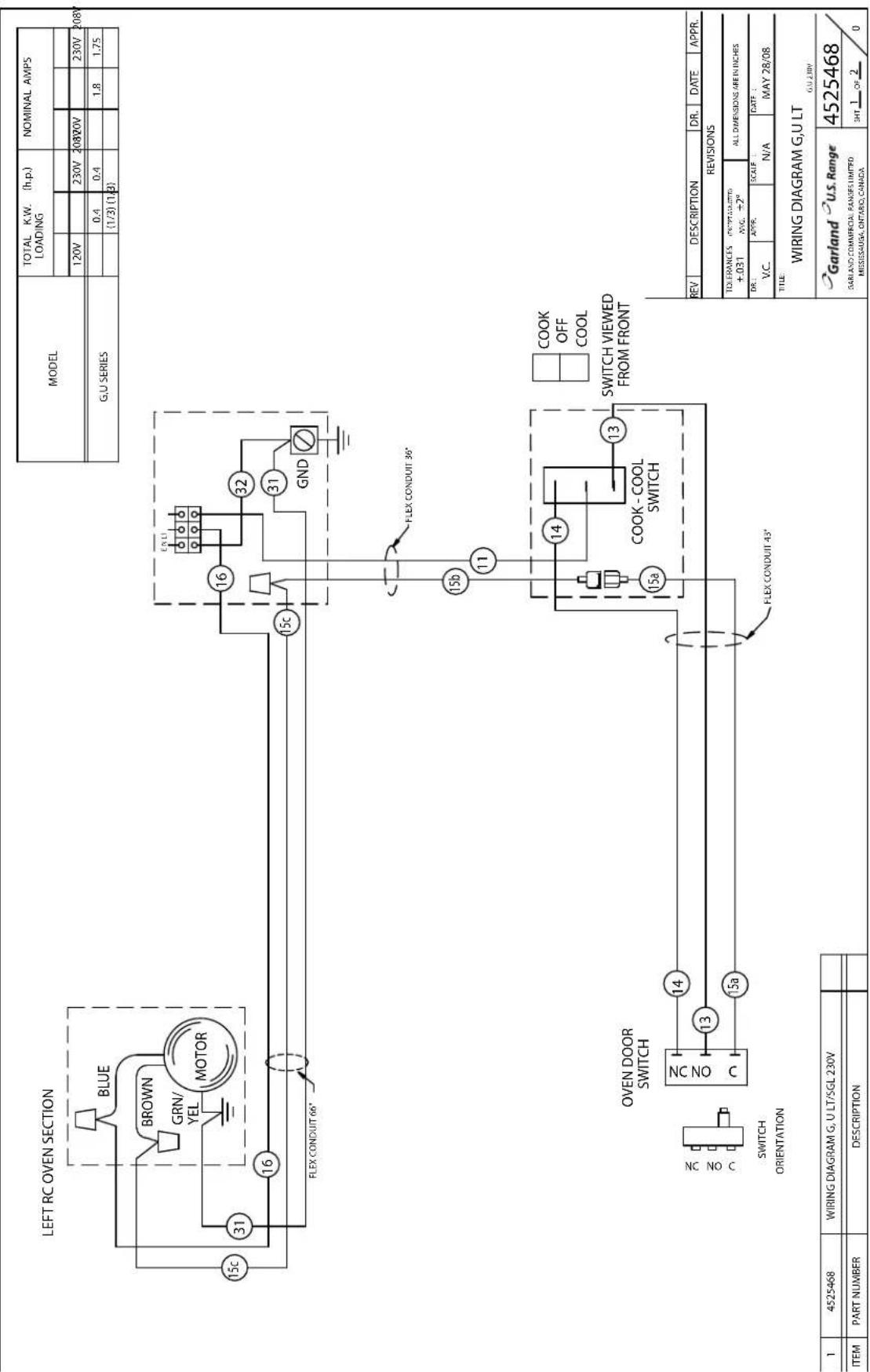 GARLAND GF36-G36R - Diagramas De Cableado - 8
