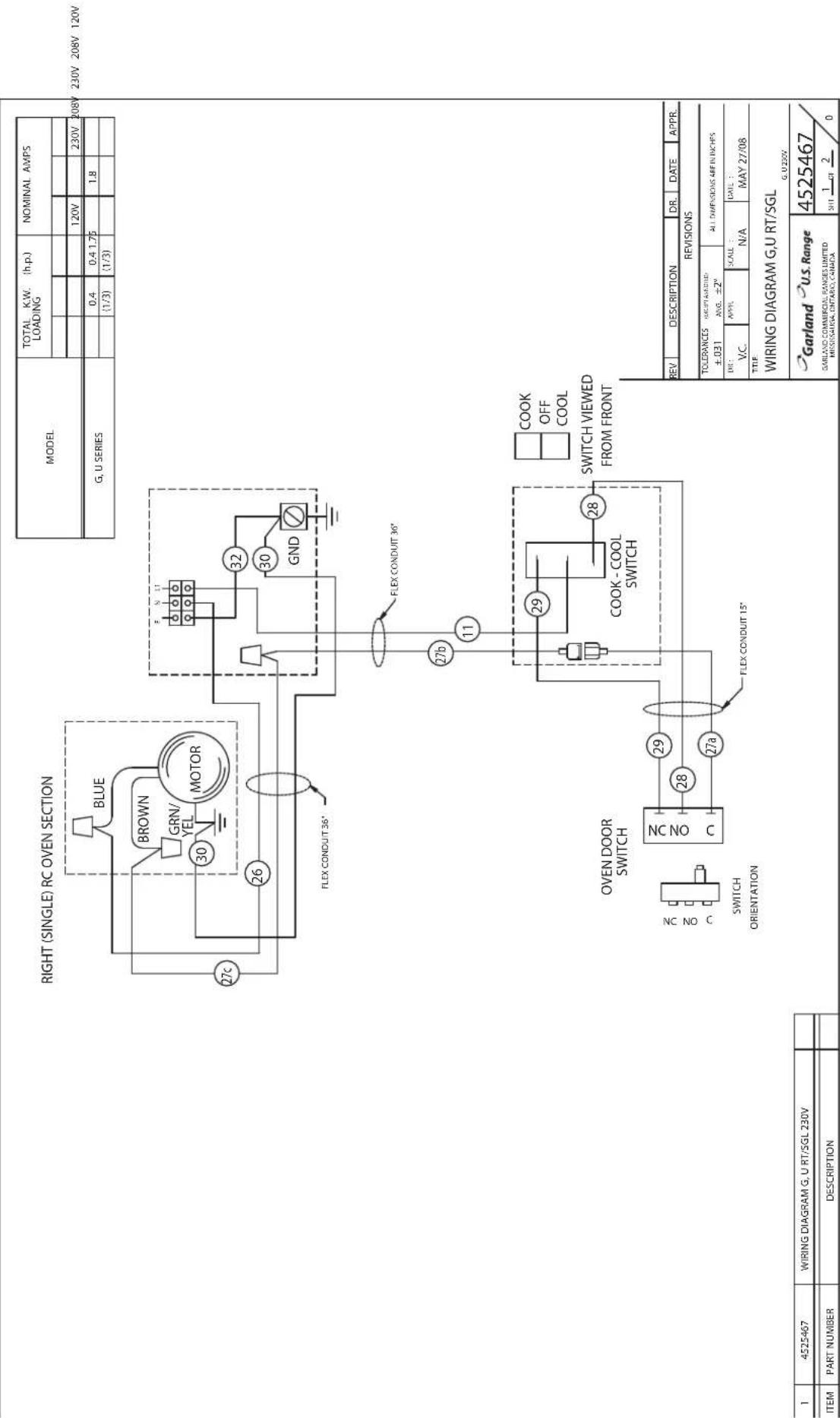 GARLAND GF48-2G36LL - Diagramas De Cableado - 7