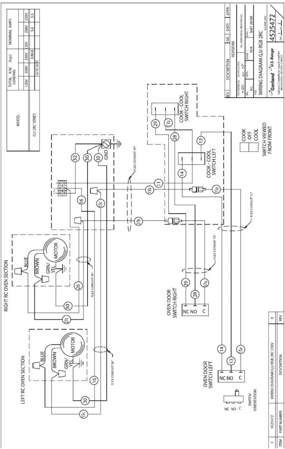 GARLAND GF48-2G36LL - Diagramas De Cableado - 12