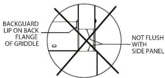 GARLAND GF48-2G36LL - Backguard With High Shelf Or Salamander Mounting Instructions - 3