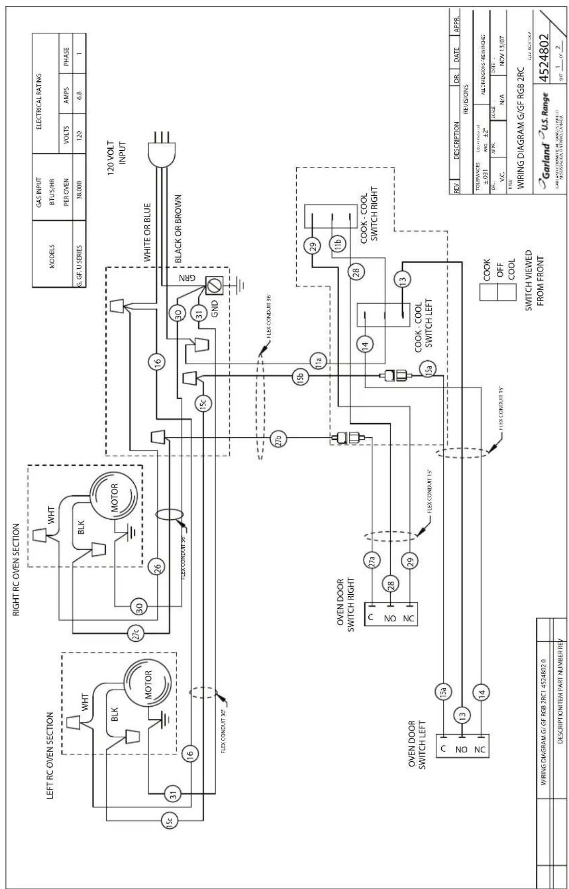 GARLAND GF48-2G36LL - Diagramas De Cableado - 6