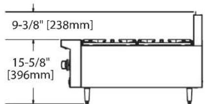 GARLAND GF48-2G36LL - Vuede dessus - 2