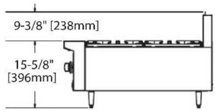 GARLAND GF48-2G36LL - Top View - 2