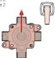 Pfister 015-3WDNS - Ne bouchez aucune sortie sur le déviateur! Cela endommagerait la valve. - 5