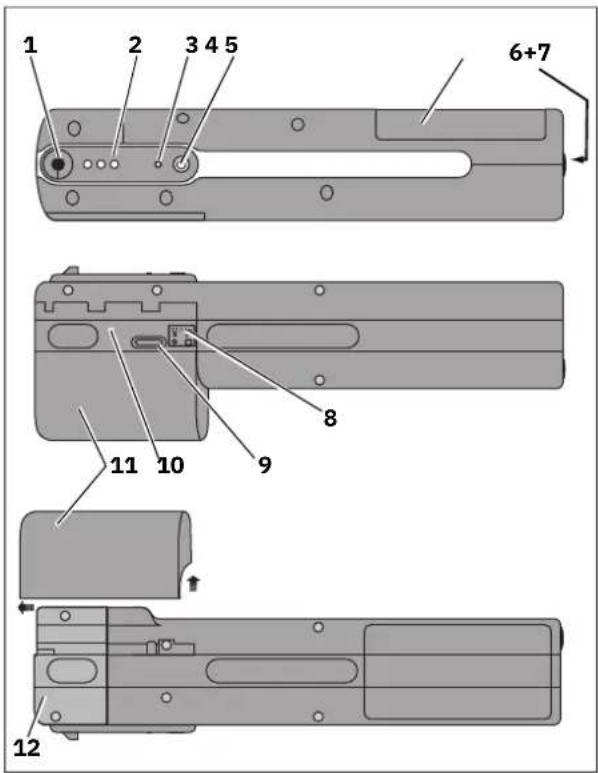 Phoenix Contact CF CRIMPHANDY - Overview of the operating elements - 1
