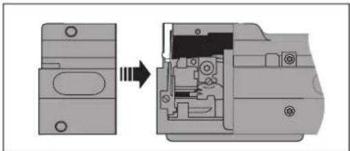 Phoenix Contact CF CRIMPHANDY - Inserting the waste guide plate - 2