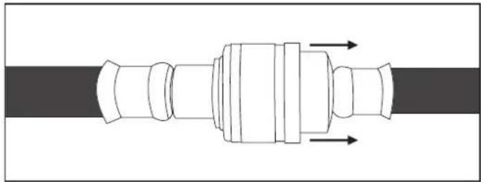 PARKSIDE PVKO 50 C3 - Operating the pneumatic hose - 3