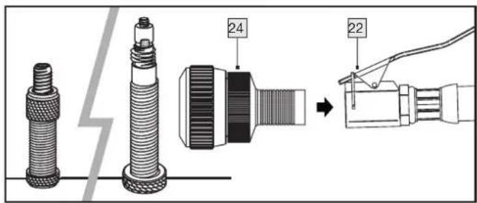 PARKSIDE PVKO 50 C3 - Con adattatore per valvole, ago per palline, adattatore universale - 1