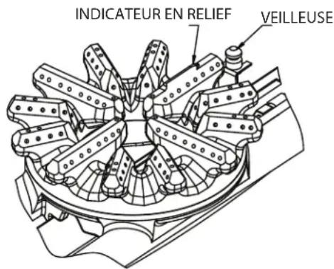 GARLAND GF24-2G12T - Brûleurs de Plaque Ouverte - 1