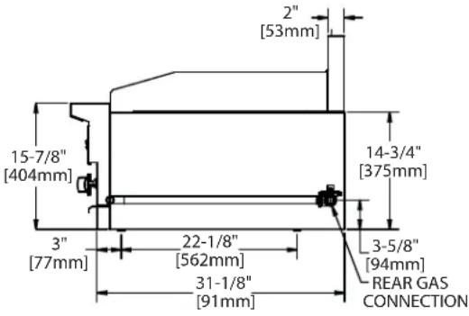 GARLAND G24-BRL - DIMENSIONS AND SPECIFICATIONS – BROILERS continued - 3