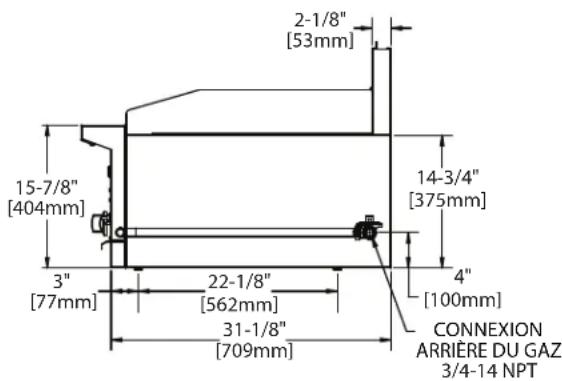 GARLAND G24-BRL - DIMENSIONS ET SPÉCIFICATIONS - RÔTISSOIRES - 2