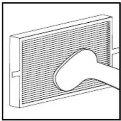 HOMEDICS AP-C500 - LIMPIEZA DEL PREFILTRO - 1