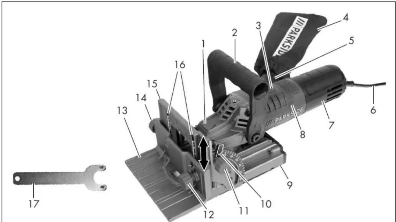 PARKSIDE PFDF 900 B2 - Biscuit Jointer - 1