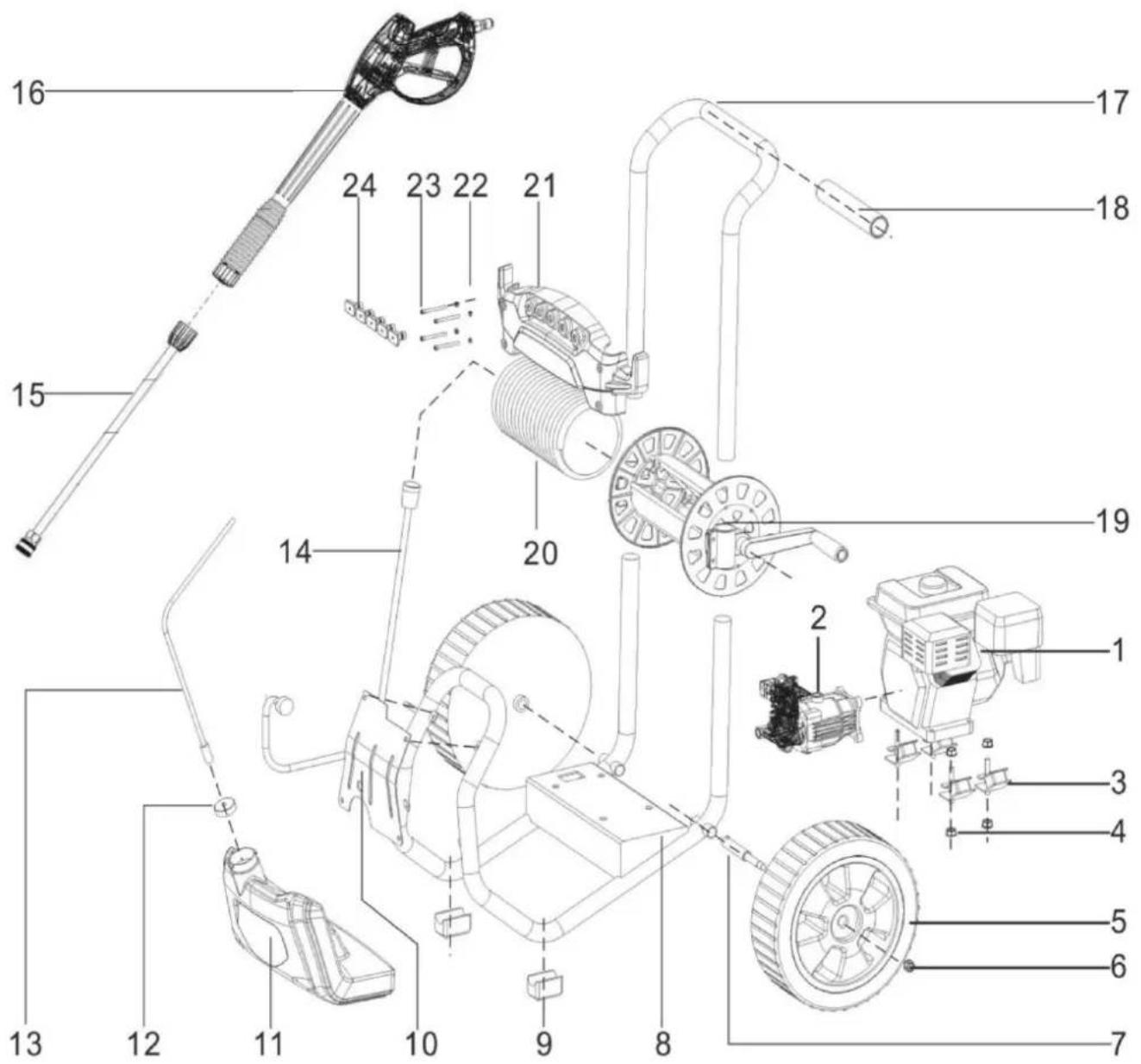 SCHEPPACH HCP4000XL - Remarque importante en cas de réparation : - 1