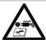 SCHEPPACH GTH800E - Explanation of the symbols on the equipment - 11