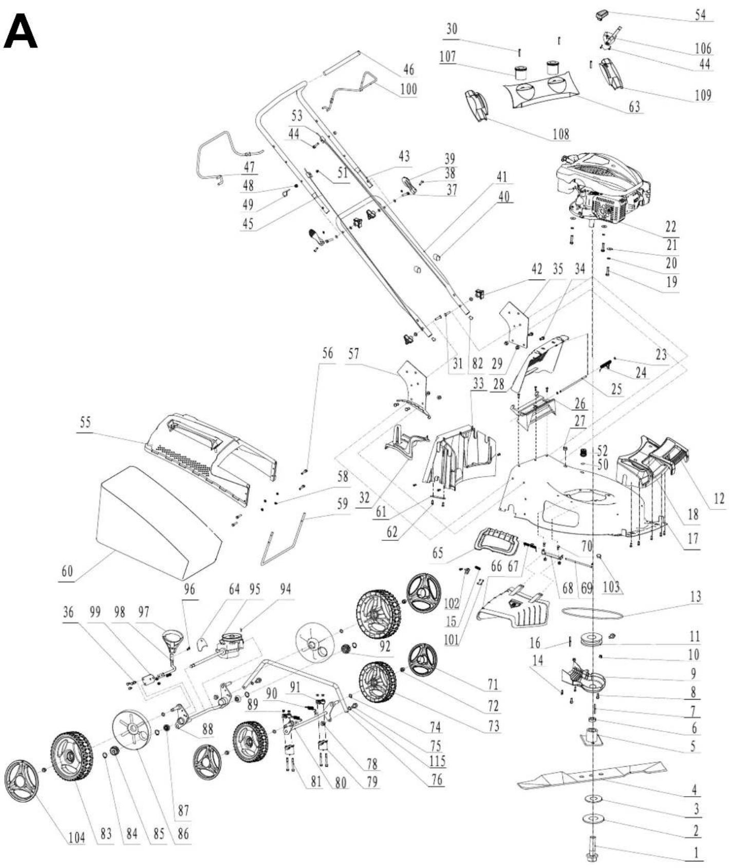 SCHEPPACH LM196-51SV - Remarque importante en cas de réparation: - 1