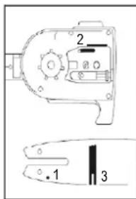SCHEPPACH MF1200-4E - Manutenzione della barra di guida - 1