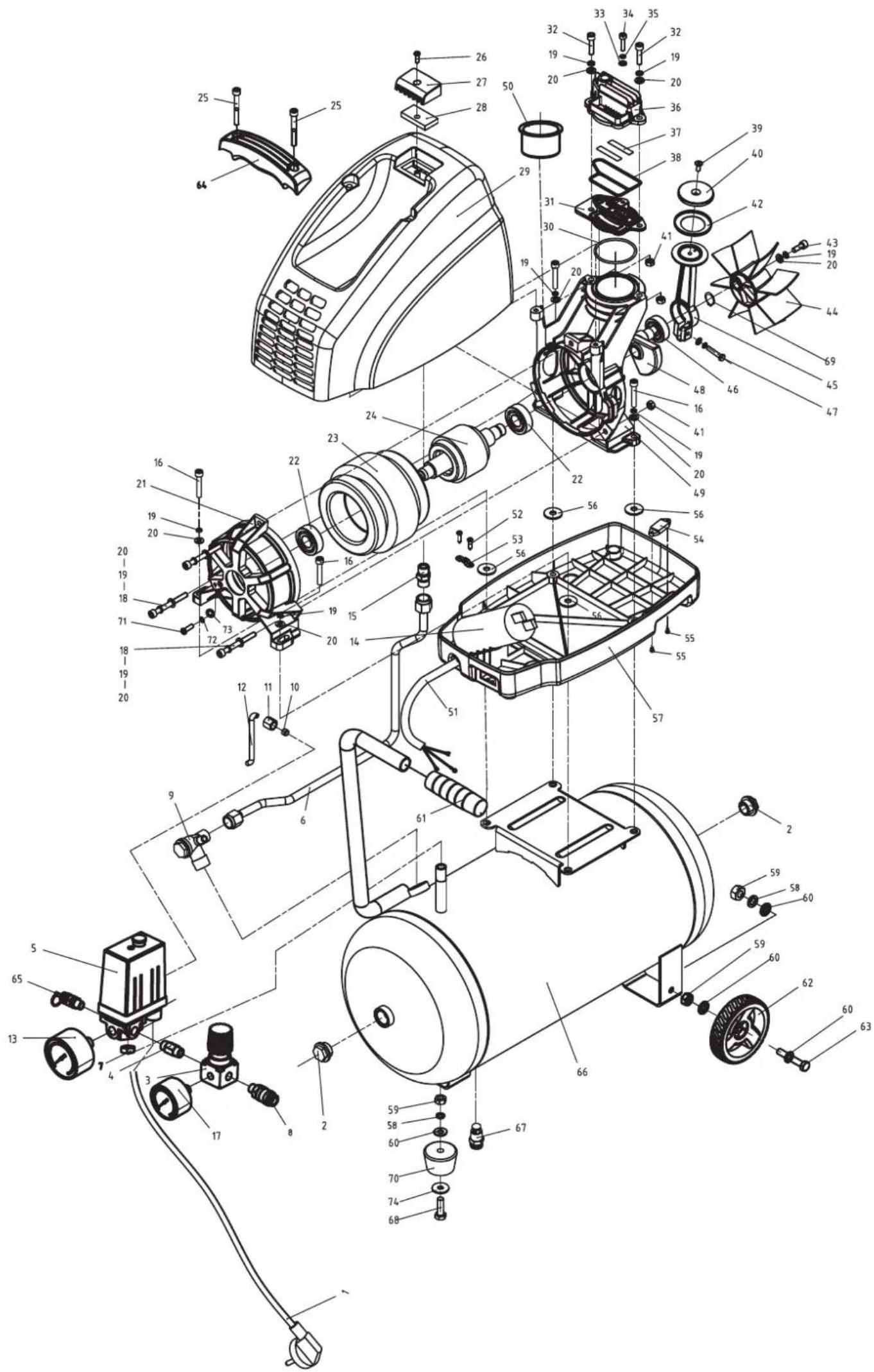SCHEPPACH ac 230f - Nettoyage - 1