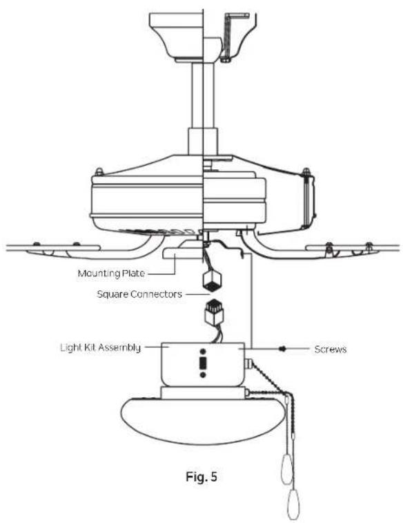 Kichler 380940 - INSTALLING THE LIGHT KIT (continued) - 1
