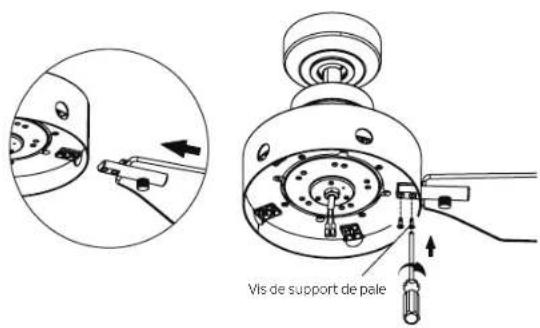Kichler Guardian 330057 - FIXATION DES PALES DU VENTILATEUR - 2
