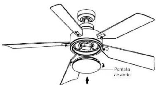 Kichler Guardian 330057 - INSTALACIÓN DEL KIT DE LUZ Y LA PANTALLA DE VIDRIO - 2