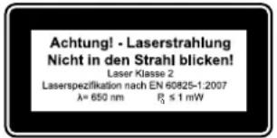 SCHEPPACH kgz 216s - Classe del laser 2 - 1