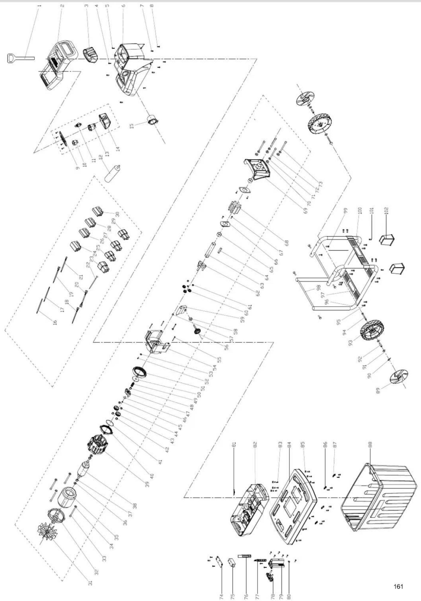 SCHEPPACH GS50 - Von unseren Garantieleistungen ausgenommen sind: - 1