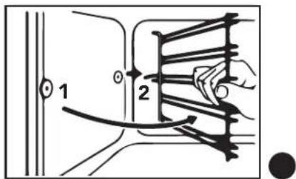 Glem Gas Ribelle GFRV21IX-S2 - Disassembling the shelf supports - 2