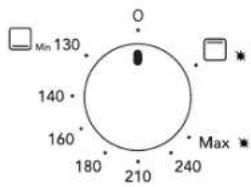 Glem Gas Ribelle GFR9W1IX - THERMOSTAT KNOB FOR GAS OVEN WITH ELECTRIC GRILL: - 1