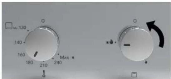 Glem Gas Dinamico GFD9W1IX - Forno a gas con grill gas (porta del forno chiusa) - 3